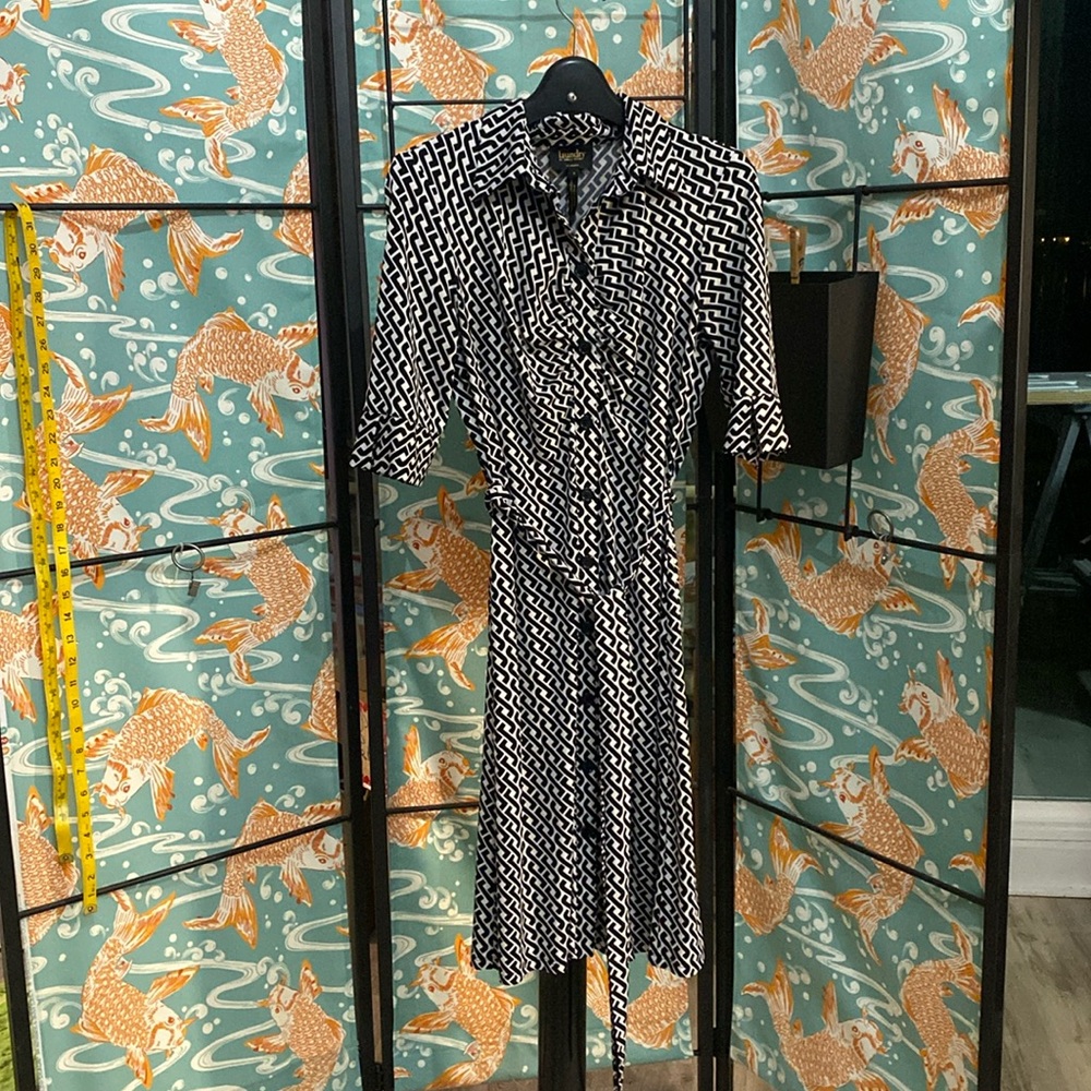 laundry by Shelli Segal Geometric Print Dress